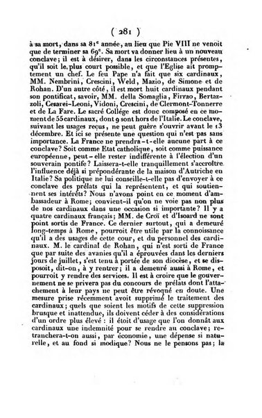 L'ami de la religion journal et revue ecclesiastique, politique et litteraire