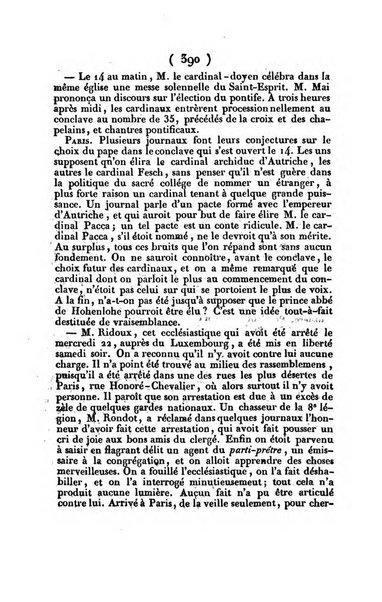 L'ami de la religion journal et revue ecclesiastique, politique et litteraire