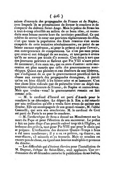 L'ami de la religion journal et revue ecclesiastique, politique et litteraire