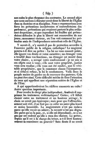 L'ami de la religion journal et revue ecclesiastique, politique et litteraire