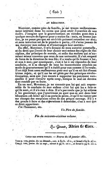 L'ami de la religion journal et revue ecclesiastique, politique et litteraire