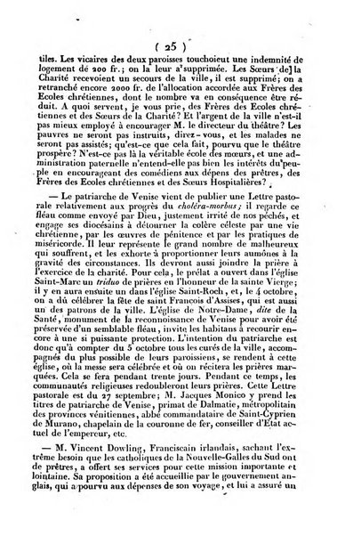 L'ami de la religion journal et revue ecclesiastique, politique et litteraire