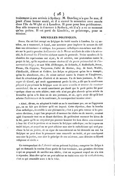 L'ami de la religion journal et revue ecclesiastique, politique et litteraire