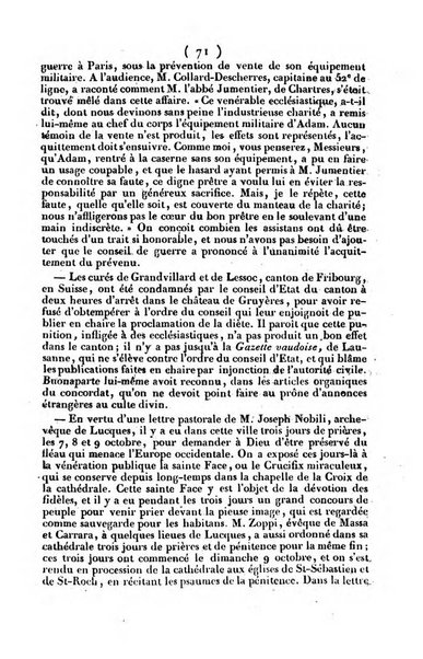 L'ami de la religion journal et revue ecclesiastique, politique et litteraire