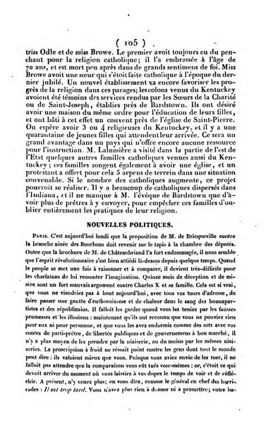 L'ami de la religion journal et revue ecclesiastique, politique et litteraire