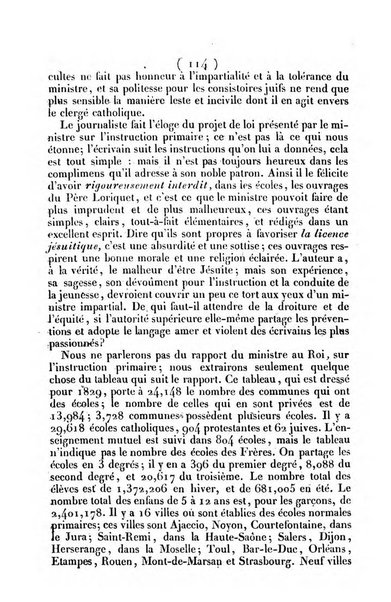 L'ami de la religion journal et revue ecclesiastique, politique et litteraire