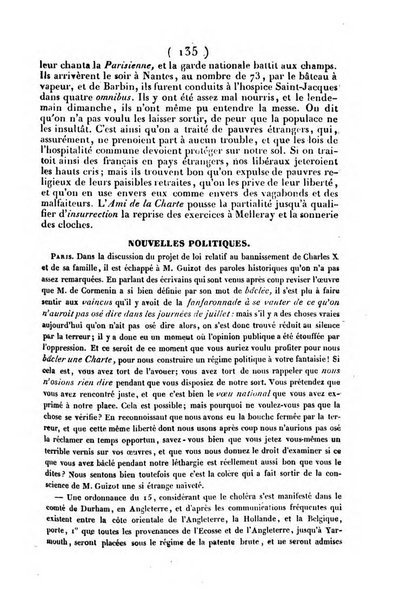 L'ami de la religion journal et revue ecclesiastique, politique et litteraire