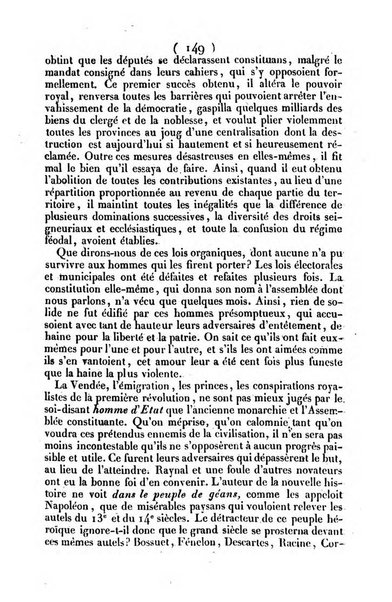 L'ami de la religion journal et revue ecclesiastique, politique et litteraire