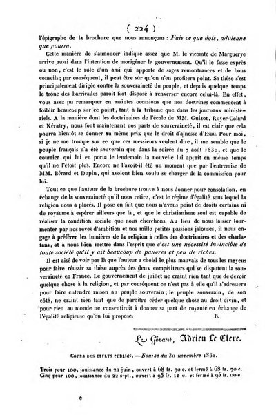 L'ami de la religion journal et revue ecclesiastique, politique et litteraire