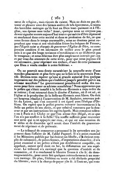 L'ami de la religion journal et revue ecclesiastique, politique et litteraire