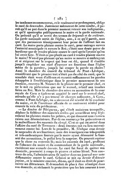 L'ami de la religion journal et revue ecclesiastique, politique et litteraire