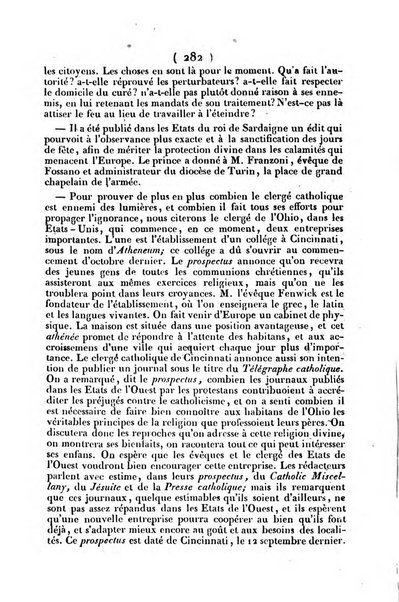 L'ami de la religion journal et revue ecclesiastique, politique et litteraire