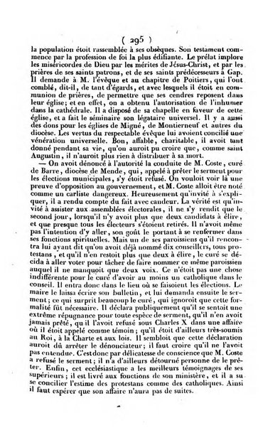 L'ami de la religion journal et revue ecclesiastique, politique et litteraire