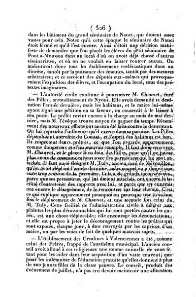 L'ami de la religion journal et revue ecclesiastique, politique et litteraire