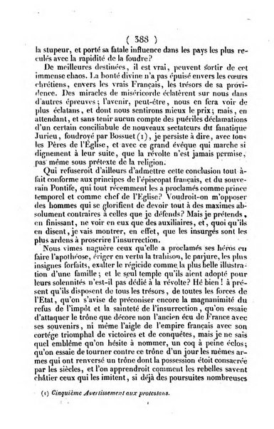 L'ami de la religion journal et revue ecclesiastique, politique et litteraire