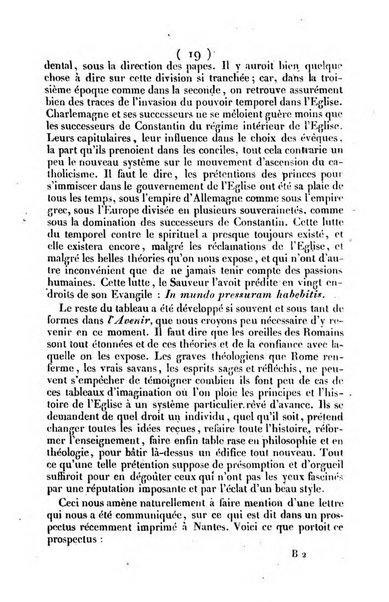 L'ami de la religion journal et revue ecclesiastique, politique et litteraire