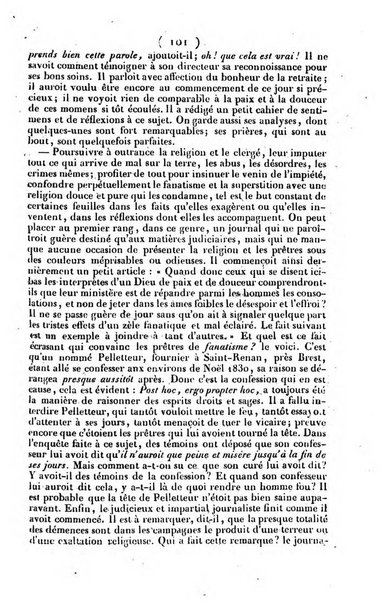 L'ami de la religion journal et revue ecclesiastique, politique et litteraire