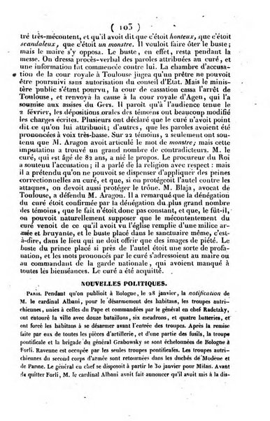 L'ami de la religion journal et revue ecclesiastique, politique et litteraire