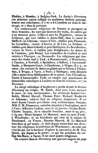 L'ami de la religion journal et revue ecclesiastique, politique et litteraire