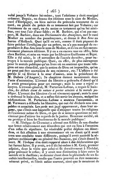 L'ami de la religion journal et revue ecclesiastique, politique et litteraire