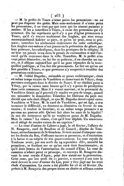 L'ami de la religion journal et revue ecclesiastique, politique et litteraire