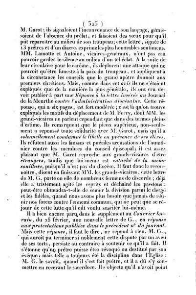 L'ami de la religion journal et revue ecclesiastique, politique et litteraire