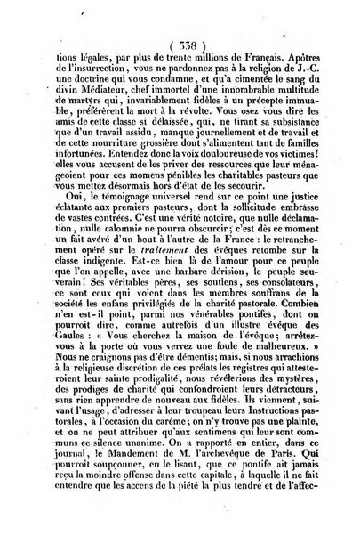 L'ami de la religion journal et revue ecclesiastique, politique et litteraire