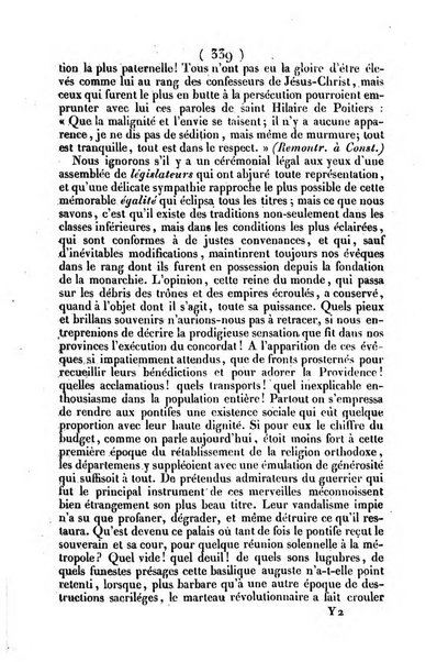 L'ami de la religion journal et revue ecclesiastique, politique et litteraire