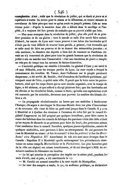 L'ami de la religion journal et revue ecclesiastique, politique et litteraire