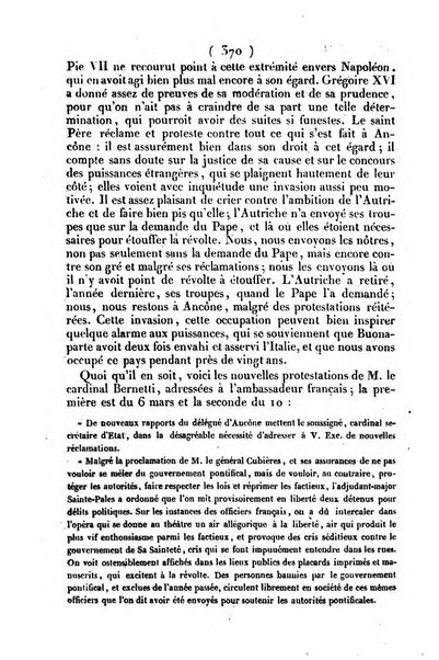 L'ami de la religion journal et revue ecclesiastique, politique et litteraire