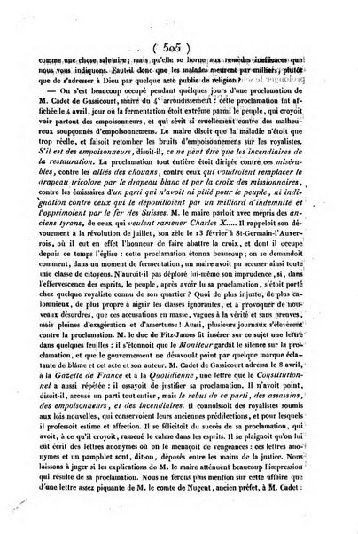 L'ami de la religion journal et revue ecclesiastique, politique et litteraire