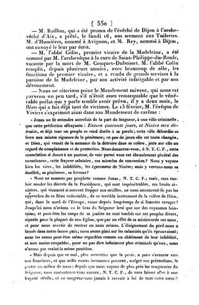 L'ami de la religion journal et revue ecclesiastique, politique et litteraire