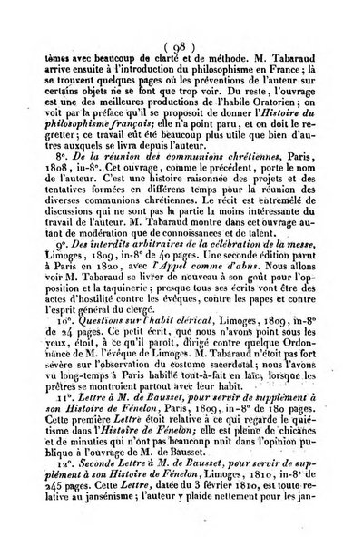 L'ami de la religion journal et revue ecclesiastique, politique et litteraire