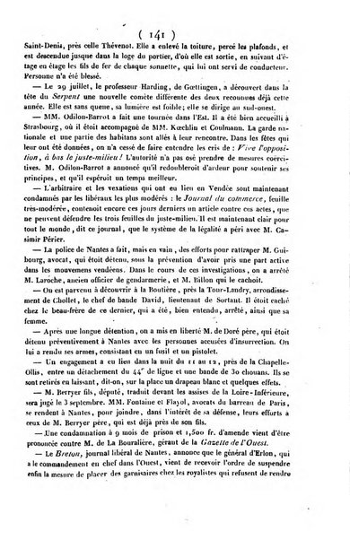 L'ami de la religion journal et revue ecclesiastique, politique et litteraire