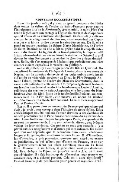 L'ami de la religion journal et revue ecclesiastique, politique et litteraire