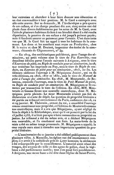 L'ami de la religion journal et revue ecclesiastique, politique et litteraire