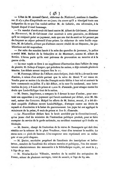 L'ami de la religion journal et revue ecclesiastique, politique et litteraire