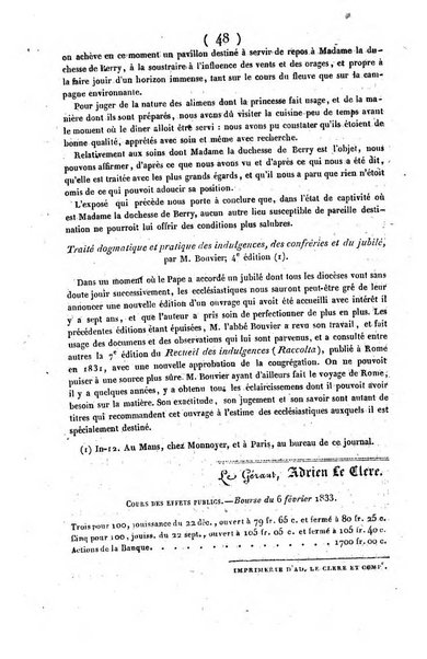 L'ami de la religion journal et revue ecclesiastique, politique et litteraire