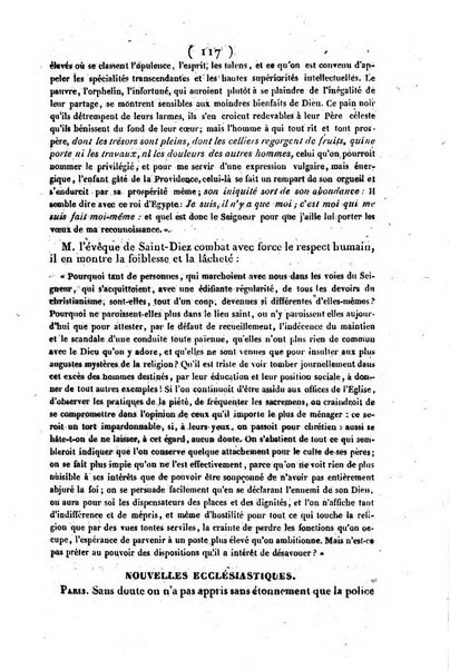 L'ami de la religion journal et revue ecclesiastique, politique et litteraire