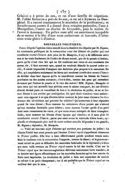 L'ami de la religion journal et revue ecclesiastique, politique et litteraire