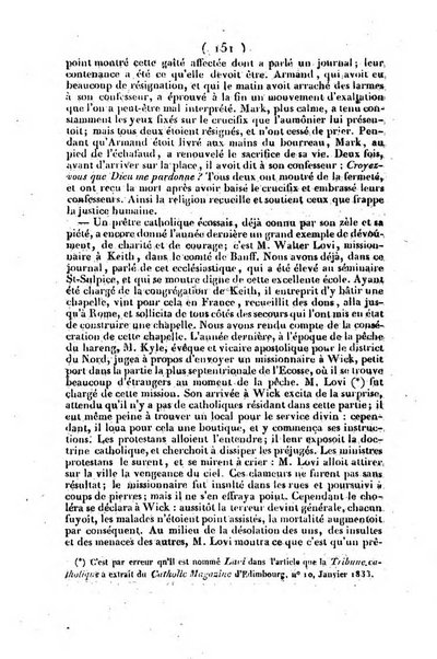 L'ami de la religion journal et revue ecclesiastique, politique et litteraire