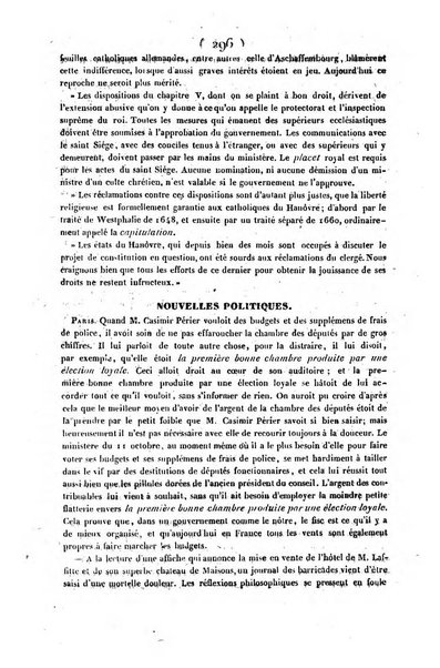 L'ami de la religion journal et revue ecclesiastique, politique et litteraire