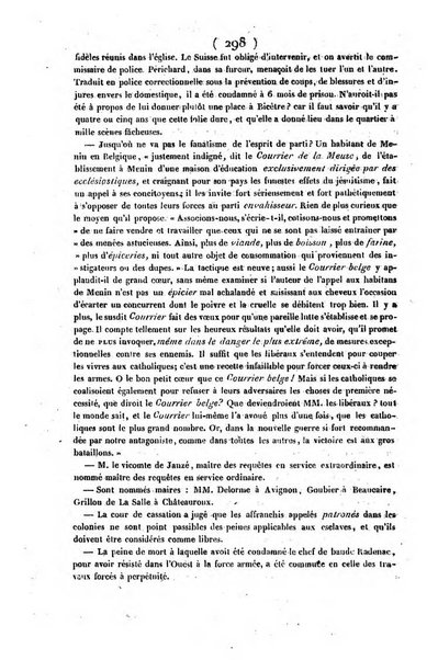 L'ami de la religion journal et revue ecclesiastique, politique et litteraire