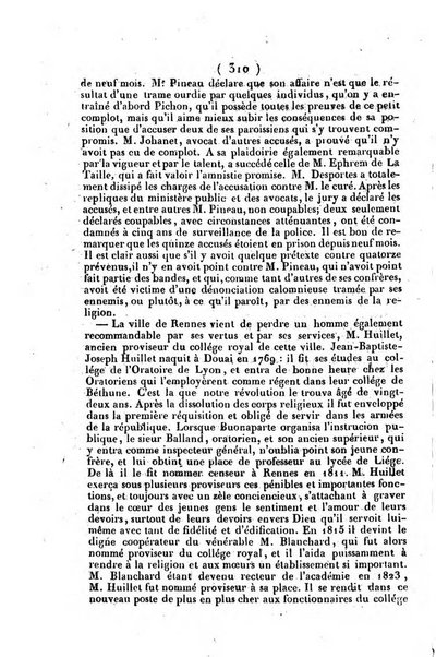 L'ami de la religion journal et revue ecclesiastique, politique et litteraire