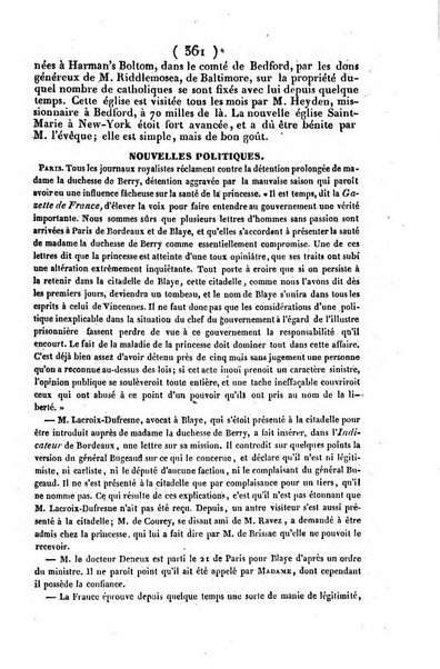 L'ami de la religion journal et revue ecclesiastique, politique et litteraire