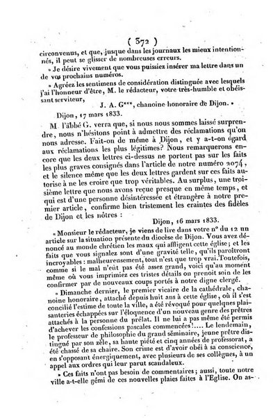 L'ami de la religion journal et revue ecclesiastique, politique et litteraire