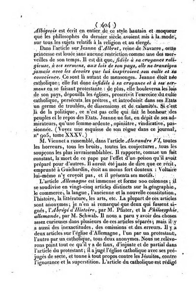 L'ami de la religion journal et revue ecclesiastique, politique et litteraire