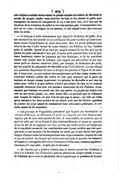 L'ami de la religion journal et revue ecclesiastique, politique et litteraire