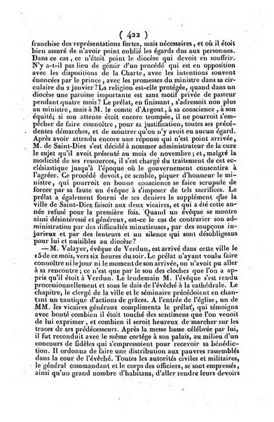 L'ami de la religion journal et revue ecclesiastique, politique et litteraire