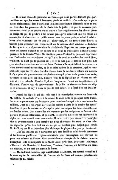 L'ami de la religion journal et revue ecclesiastique, politique et litteraire